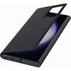Capa Original Samsung Galaxy S23 Ultra Smart Clear View Wallet - Preta