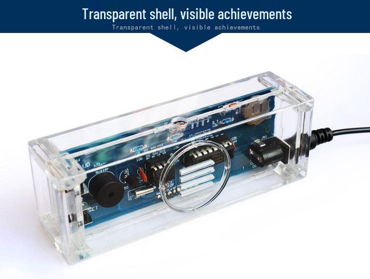 DIY Nixie-Röhren Siebenfarben-Uhr Bausatz: Elektronische Lötpraxis & Alarmzubehör