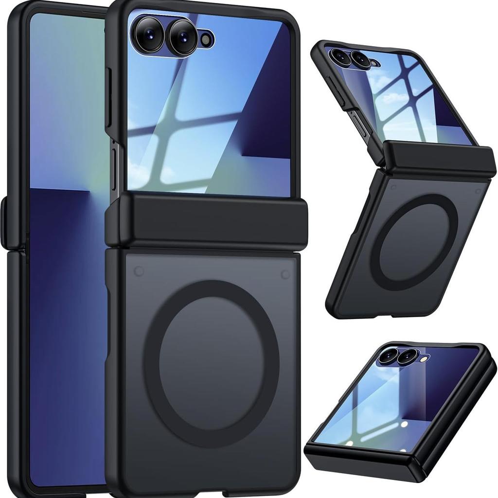 case for Samsung Z FLIP 7 Matte skin texture semi transparent protective case magnetic full coverage Wireless Charging plain