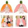 Creative Children's Bunny Doll-transforming Plush Toy With Carrot And Strawberry Options