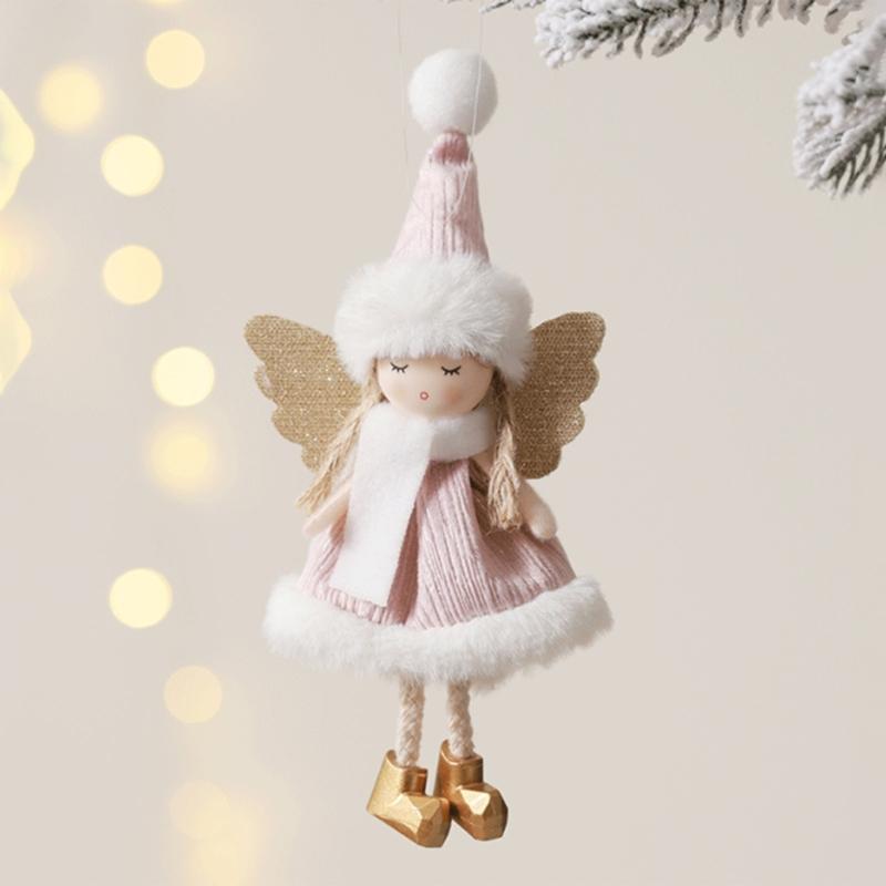 Weiches Plüsch Engelhaftes Mädchen Weihnachtsbaumschmuck Sicher Nachhaltig Langlebig Feiertagsdekoration Für Zuhause Büro