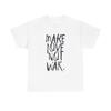 Unisex Shirt Cotton Oversize Large Size Make Love Not War Vintage Art Poster Military Heavy Cotton Tee