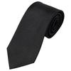 [Access Point] Formal Wear 100% Silk Plain Black Tie (long Size)