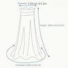 Single Dome Canopy Mosquito Net Extra Height and Extra Density,Lace Trim Canopy Mosquito Net for Floor-Standing Princess Beds