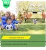Portable Football Rebound Net with Adjustable High-Low Return for Shooting and Passing Practice