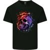 Skull With Spider Flowers and Spider Kids T-Shirt Childrens