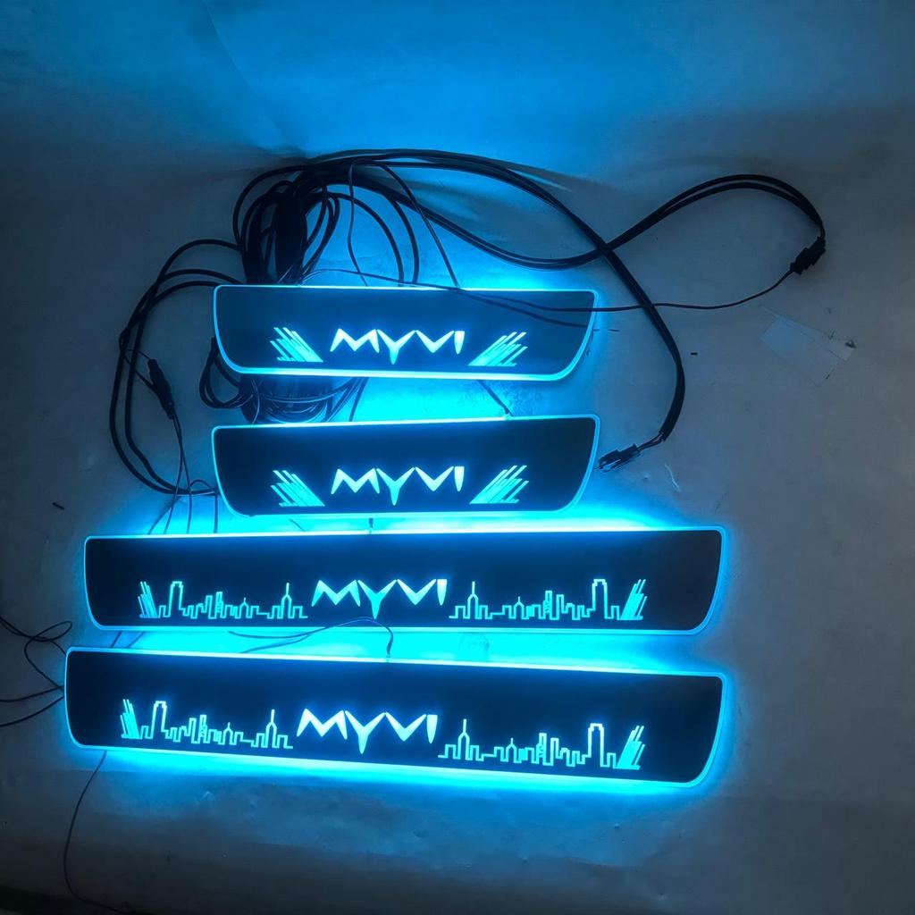 4-Piece LED Dynamic Welcome Pedal Set for MYVI M800 M600
