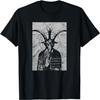 Okultystyczny Baphomet Gotycki Grunge Szatan Diabeł Czarny Lucyfer 666 Koszulka