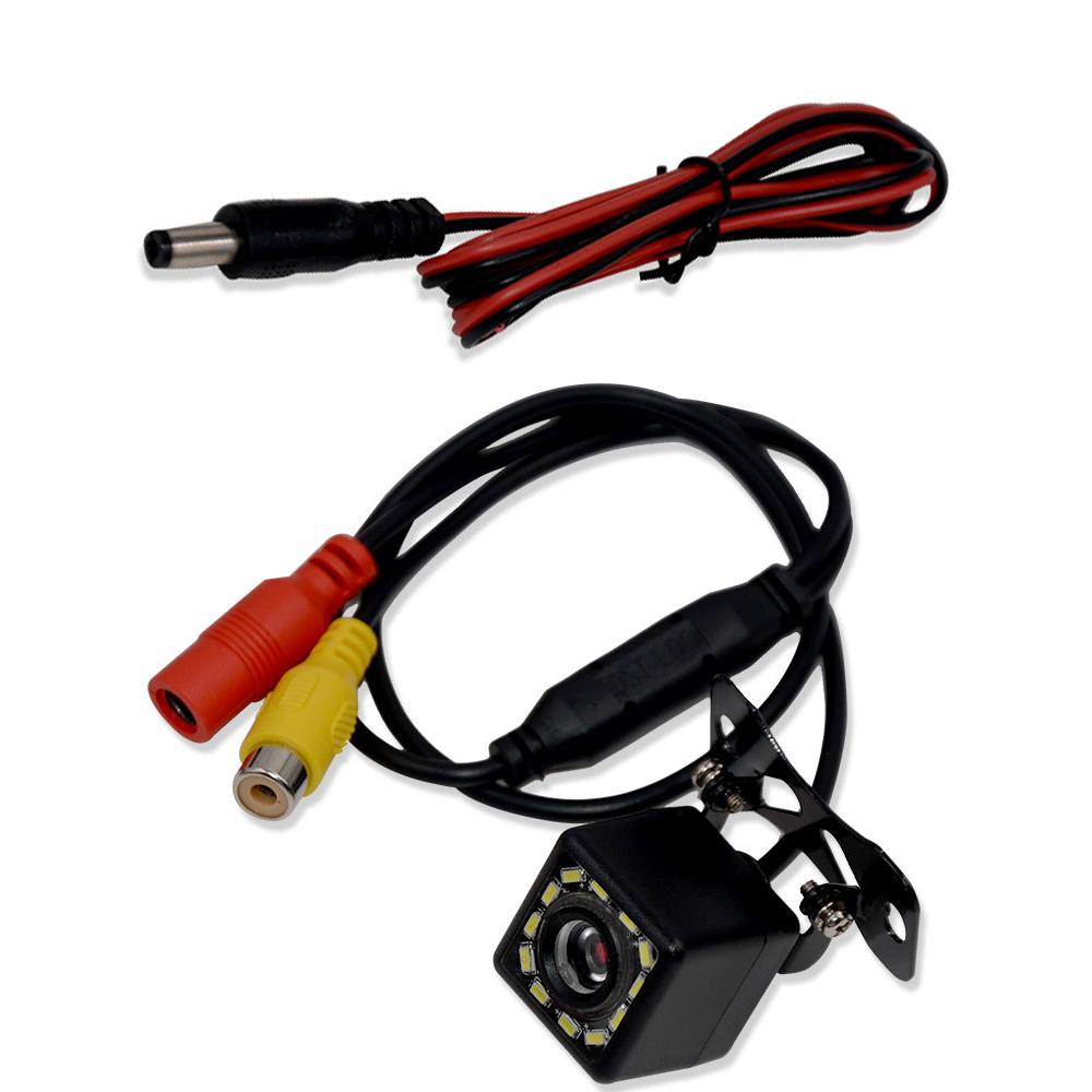 

Автомобильная камера заднего вида 8 светодиодов ночного видения Реверсивный автопарковочный монитор CCD Водонепроницаемое HD-видео 12V