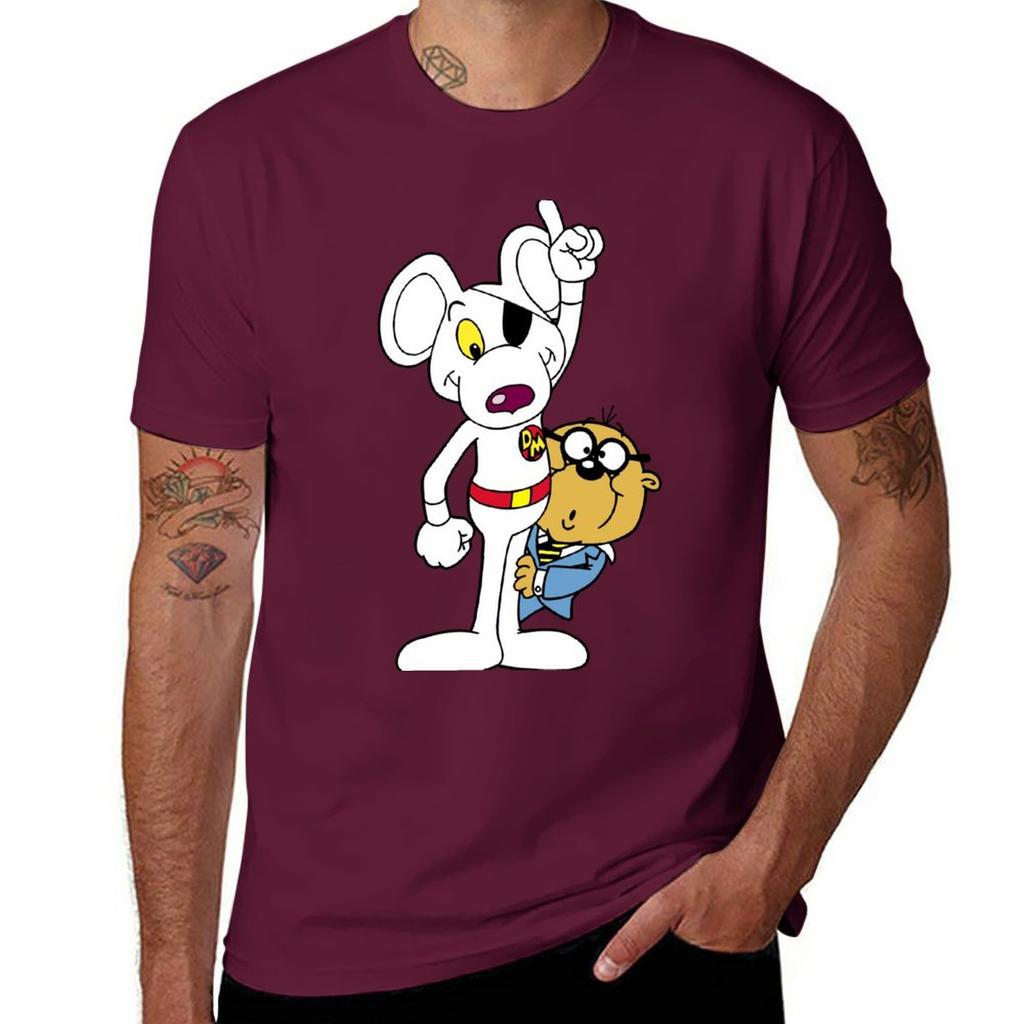 Danger Mouse TShirt plain sports fans mens graphic tshirts anime