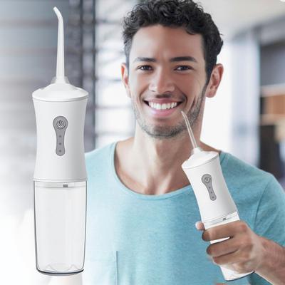 Water Dental Flosser 3 režimy Tryska otočná o 360° IPX7 Vodotěsná Vysokotlaká bezdrátová dobíjecí elektrická ústní irigátor Čistič zubů