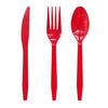 Disposable Knife Fork Spoon Cutlery Set Pink Blue Disposable Tableware Birthday Party Decorations Wedding Baby Shower Supplies