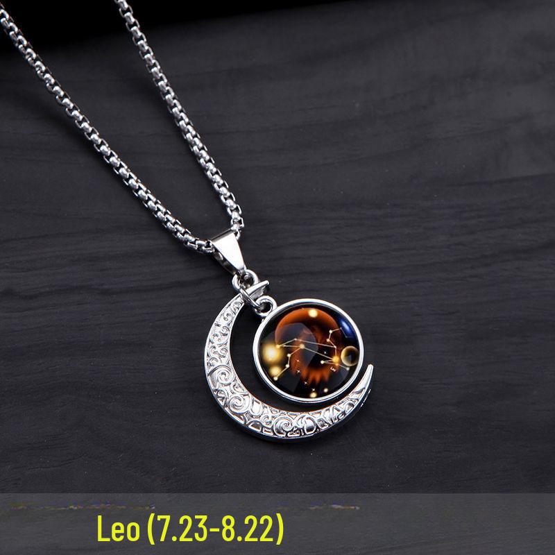 

Кулон-намисто Зодіак, що світиться в темряві - Ретро, Унісекс, Трендовий та Персоналізований.