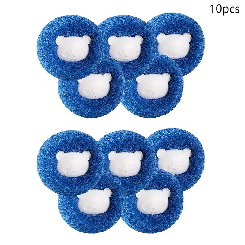 

10 шт., средство для удаления шерсти домашних животных, многоразовый шарик для стирки, фильтр для стиральной машины, наклейка на шерсть, средство для удаления шерсти кошек, улавливатель ворса для шерсти домашних животных синий