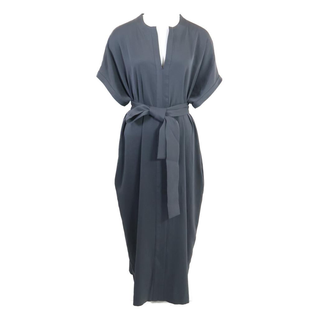 chaos [Excellent Condition/25 Stainless Steel] 451384 CR Lottie OP Belted Short Sleeve Dress F grayUsed