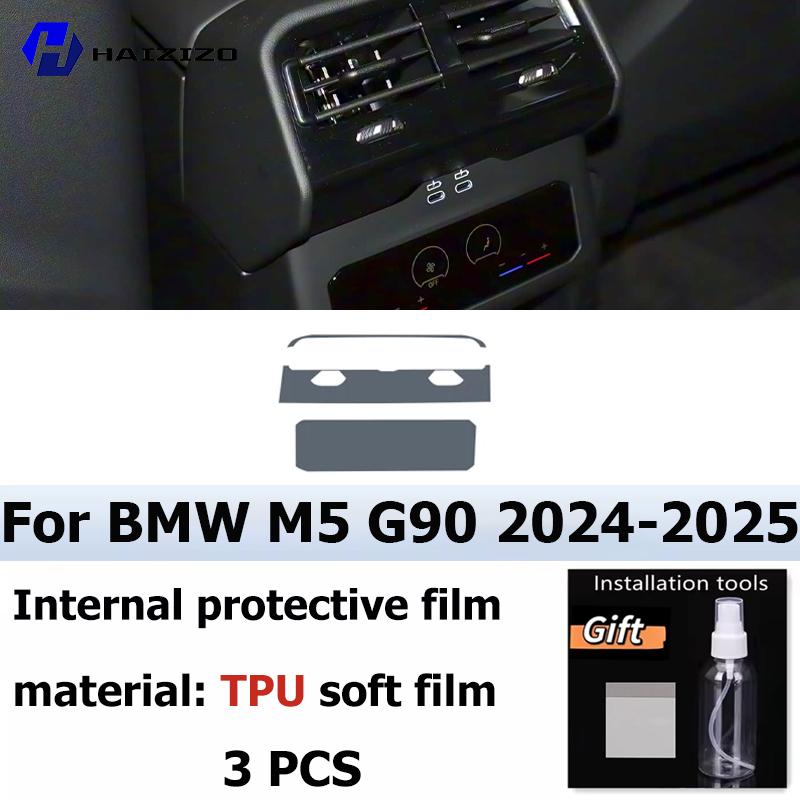 

For BMW M5 G90 PHEV 2024-2025 Automotive interior center console protection sticker LCD display matte TPU protective film PPF Left-hand drive