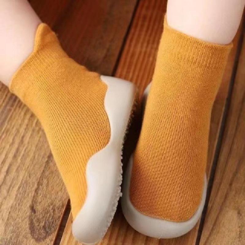 Babysocken Schuhe Kleinkind Farbpassend Niedlich Kinder Jungen Schuhe Weichsohlige Kinderbodensocken Schuhe Kleinkind Mädchen Lauflernschuhe