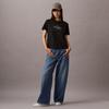 Classic Monologo Crew Neck 47B864G S BLACKUB1 [Calvin Klein] T-Shirt