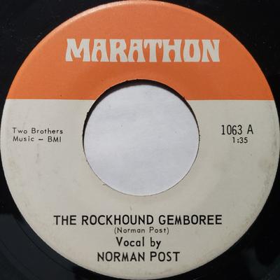 7inch Record NORMAN POST  The Rockhound Gemboree 1063 Marathon  Canada CountryFolk Used