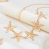 Ethnic Style Starfish Shell Waist Chain Bohemian Versatile Belt For Women High-End Dress Waistband Retro Simple Belt Gifts
