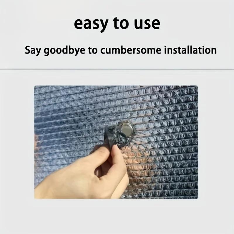 Foldable Silver Coated Car Windshield Sunshade UV Protection Heat Insulation Front Window Sun Shield Fit Most VehiclesWindshield Sunshades 1