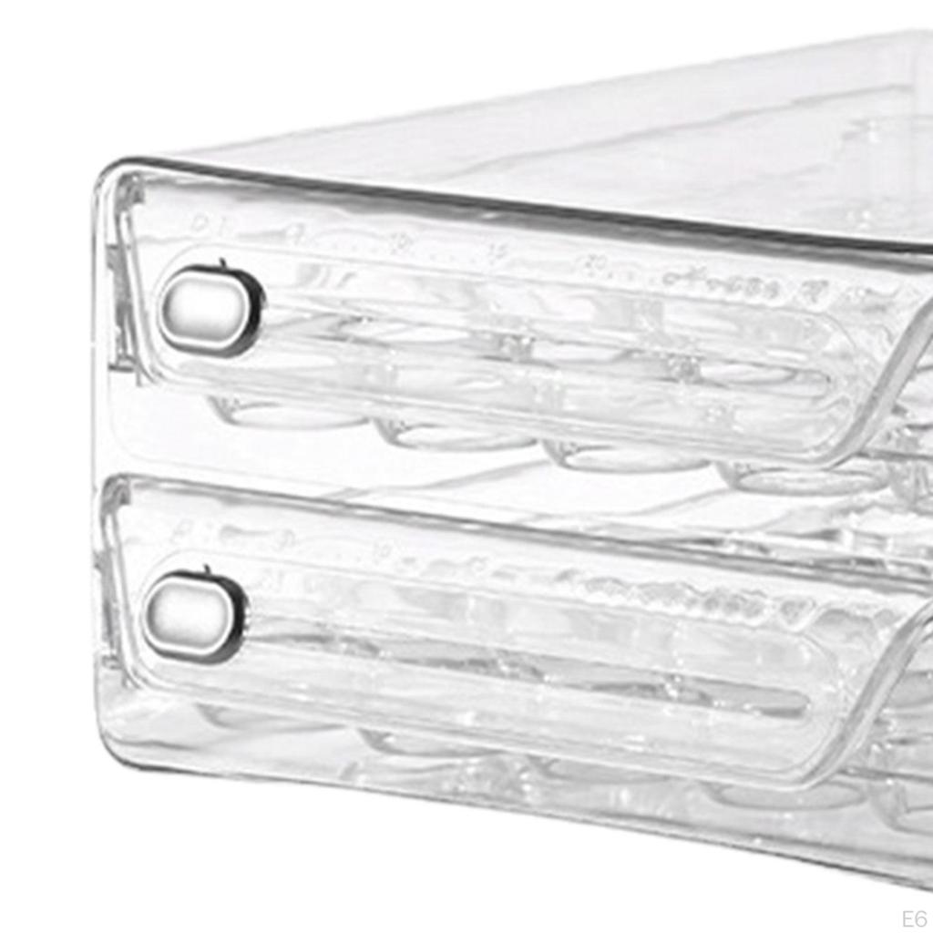 Layer Egg Storage Unit for Refrigerator, Stackable Container Eggs