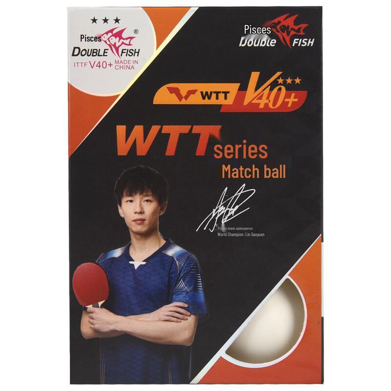 Double Fish WTT 3-Star Table Tennis Balls