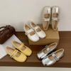 Fashion Ballet-style Single-shoe Women's 2025 New Spring and Summer Soft-soled Buckle Mary Jane Women's Shoes Flat Bean Shoes