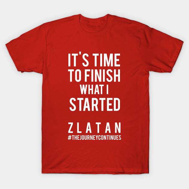 Men Black Print T-shirt Zlatan Ibrahimovic’S Quote No-Cut Transfer Paper Print Cotton Tshirt S красный