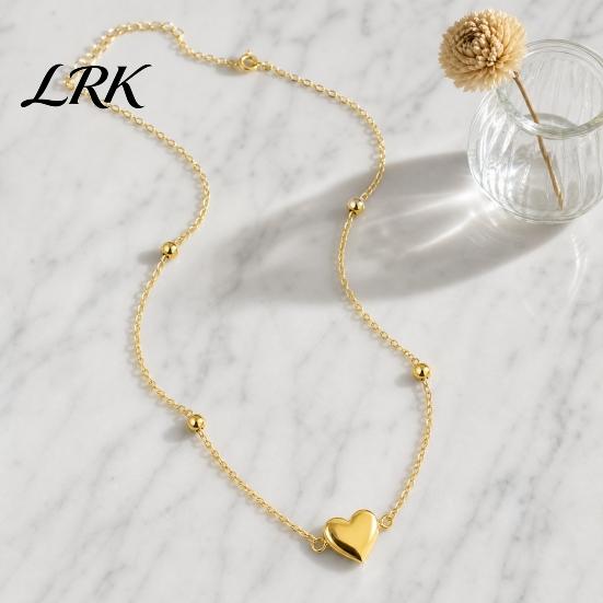 High-quality Pendant Heart Charm Necklace, Women Love Golden Minimalist Necklace Dainty for Daily Wear Work Party Durable Fashion Jewelry