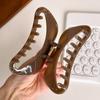 Retro Stylish 12cm Hollow Moon Hair Clip For Sophisticated Looks Everyday