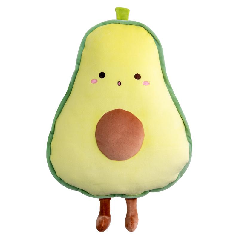 Fruit Avocado Stuffed Pillow Soft Banana Plush Toy Cute Cartoon Mushroom Doll Carrot Plush Pillow Gift for Girls