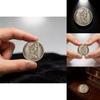 Elizabeth Ii Manx Silver Coin With Antique Finish For Collectors And Decor