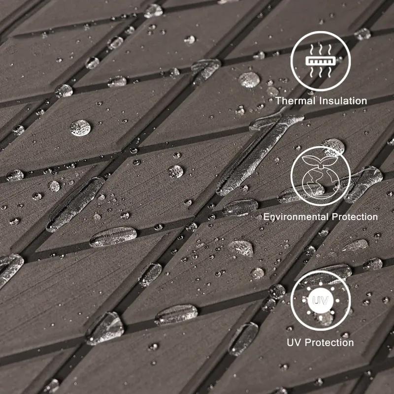 1900*350*6mm Engraved Diamond Pattern EVA Foam Boat Decking Sheet Mat for Kayak Anti-slip Pad Marine Accessories Flooring Mat