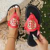 Women Slippers Beach Toe-Clip Plus Size Flat Slippers New Summer Flip-Flops Leisure Holiday Women Designer Shoes Slides Women
