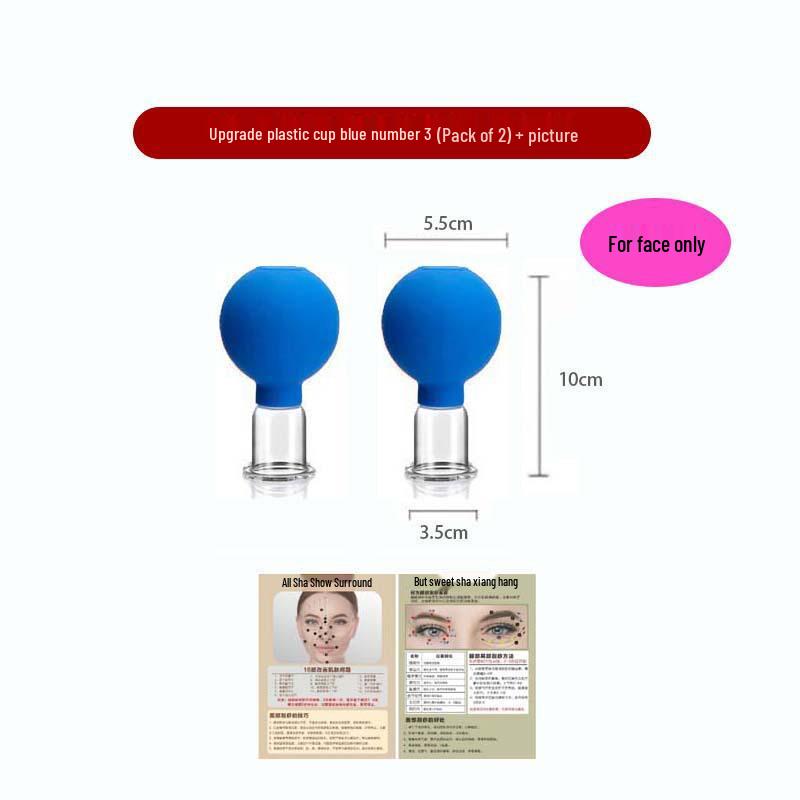 Enhanced Silicone Facial Cupping Set for Skin Lifting and Beauty