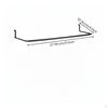 Pegboard Paper Towel Holder Easy To Install Tissue Roll Space Saving Metal