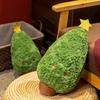 35-45CM New Simulation Christmas Tree Plush Toys Cute Evergreen Plush Pillow Dolls Wishing Trees Stuffed for Christmas Dress Up