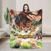 Inazuma Eleven Axel Blaze Gouenji Flannel Throw Blanket for Couch Chair Soft Plush Bedspread Picnic Blanket Gift Idea