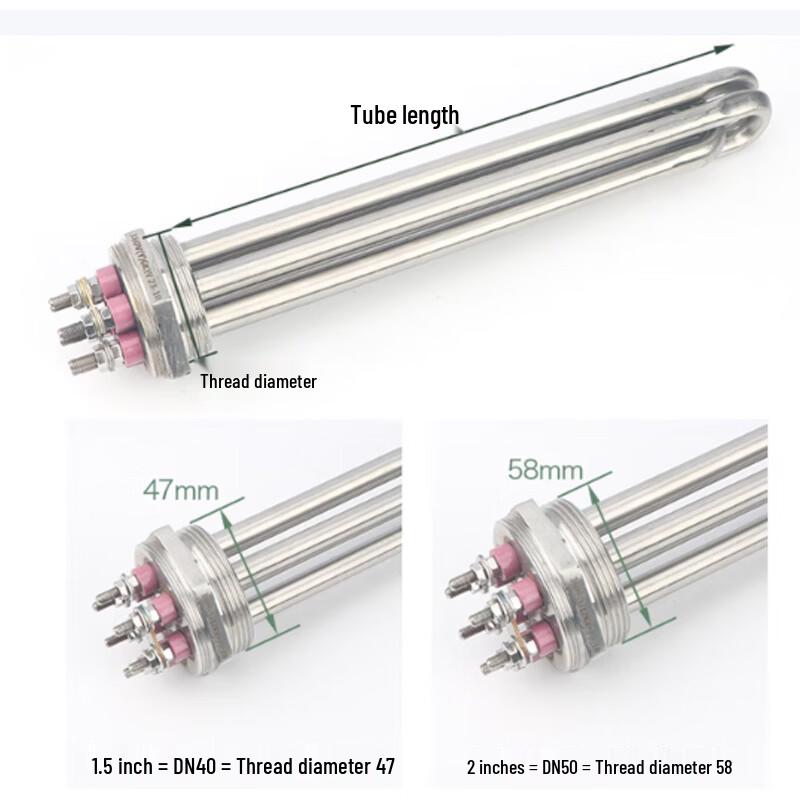 304 Stainless Steel Electric Heating Tube