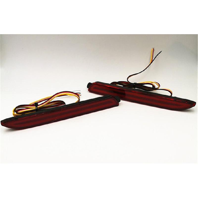 1 Pair Led Rear Bumper Reflector Brake Stop Lights Lamps For Toyota Matrix Lexus