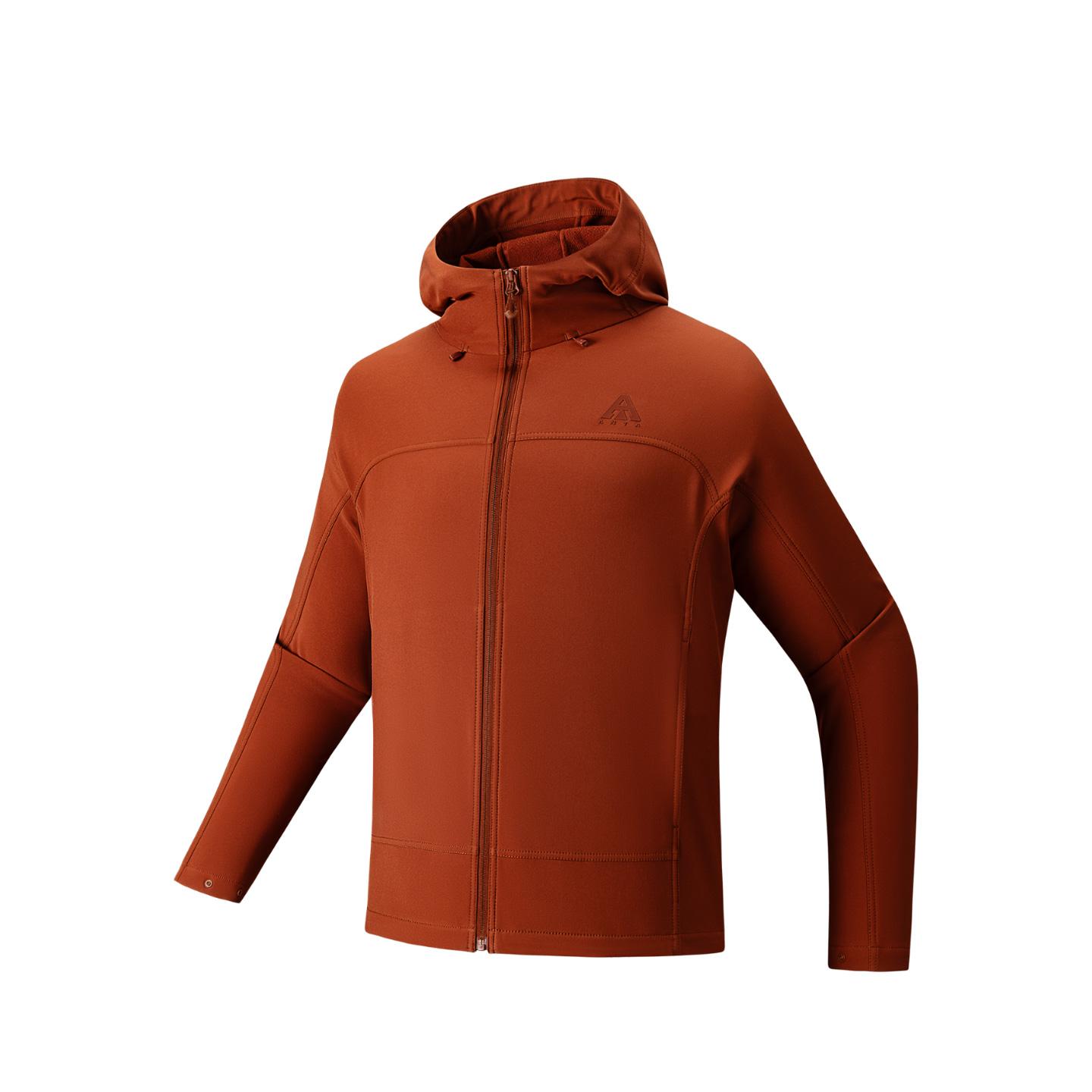 

Anta Outdoors Woven Sports Jacket Loose Fit Autumn 2025 Thick Coat Men Jacket Redwood-Brown 952536610-4 S