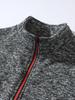 Men's Casual Hoodie: Spring/Autumn Solid Color Zip-Up Cardigan Sweatshirt