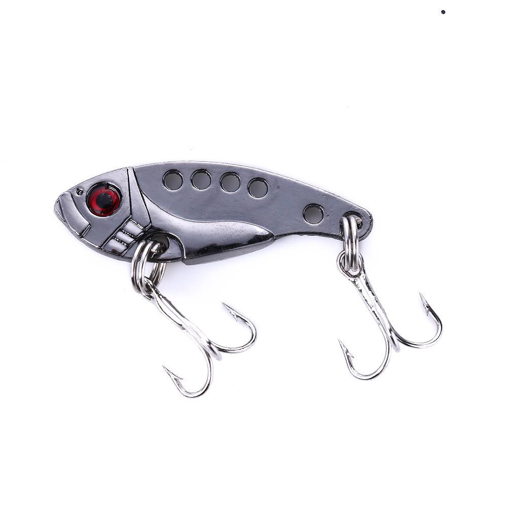 

VIB Bionic Fish Bait - Micro 3g Wobbling Metal Lure with Triple Hook 3.5CM, 3.5g, #10 Hook