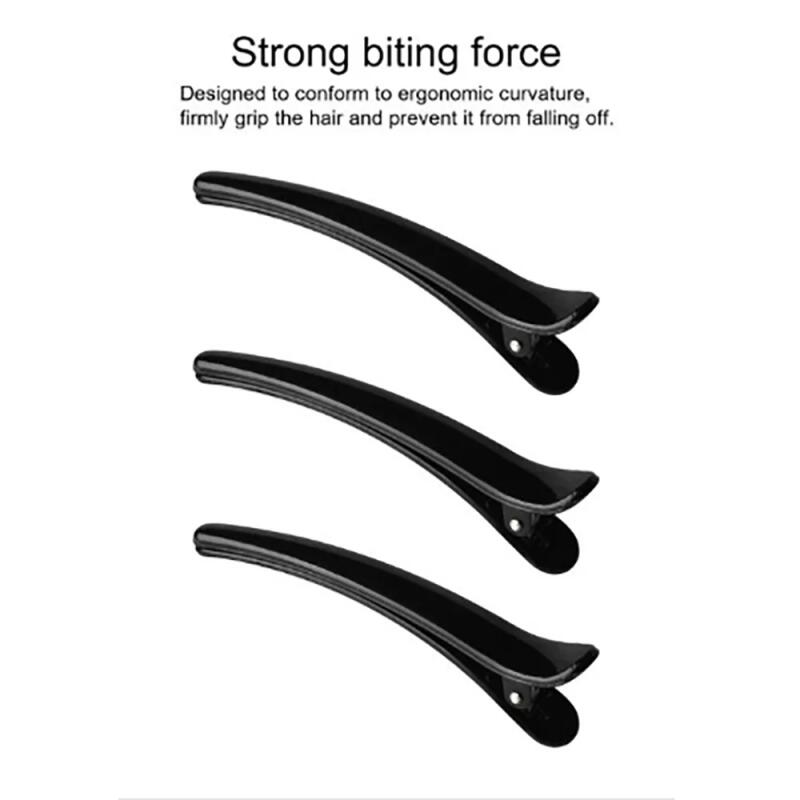 12Pcs Plastic Edge Clip Hairpin Accessories Plus Size Fish Beak Clip Hair and Duck Beak Clip Hairpin Hair Styling Tools