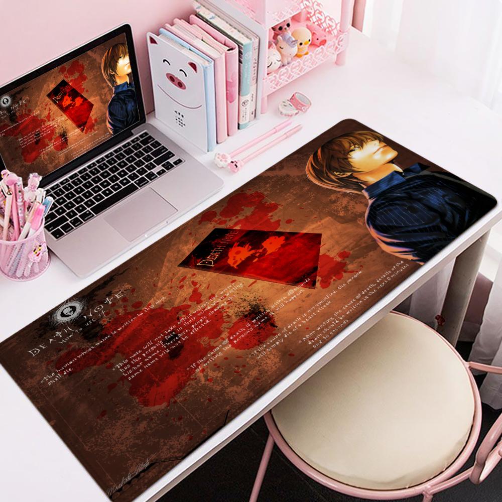 Death Note Mouse Pad xCM Nonslip Gaming Mousepad Gamer ESports Mouse Mat Game Mechanical Keyboard XXL Desk Mat