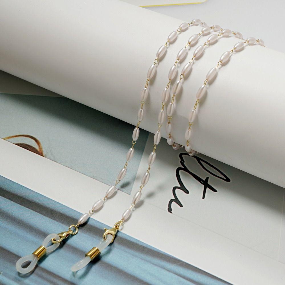 Anti-Lost Pearl Glasses Chain Beads Eyeglass Lanyard Sunglasses Chains Sunglasses Decoration