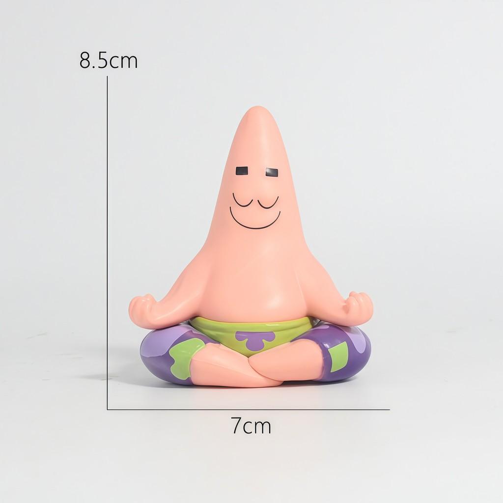 Spongebob Squarepants Patrick Star Pvc Car Rear Decor Creative Spongebob Figure For Car Interior