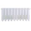 baizihuahu Lace Short Curtain, Half Windows French Style Hollow Gauze Sheer, Dustproof Curtain for Cabinets Bay