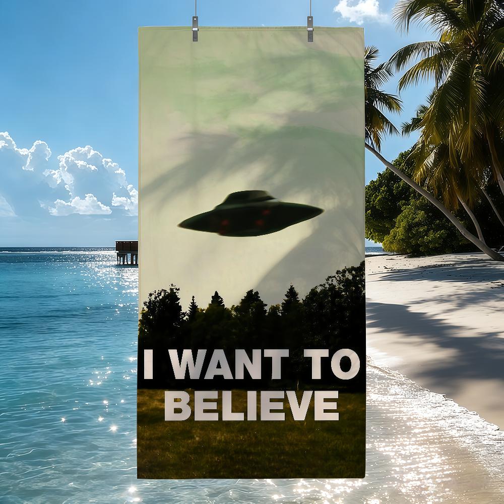 Class TV Series The X-Files Vintage Towel Quick Drying Beach Towels Are Suitable For Swimming Pools Camping Yoga And The Gym